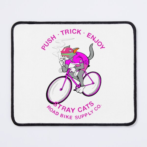 Item preview, STRAY CATS ROAD BIKE SUPPLLY CO. sporty Pink designed and sold by YellowMagicJP.