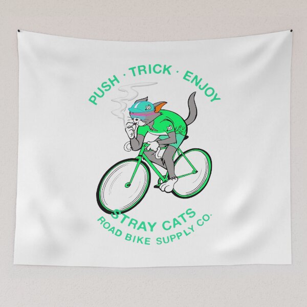 Item preview, STRAY CATS ROAD BIKE SUPPLLY CO.　Tropical Blue designed and sold by YellowMagicJP.
