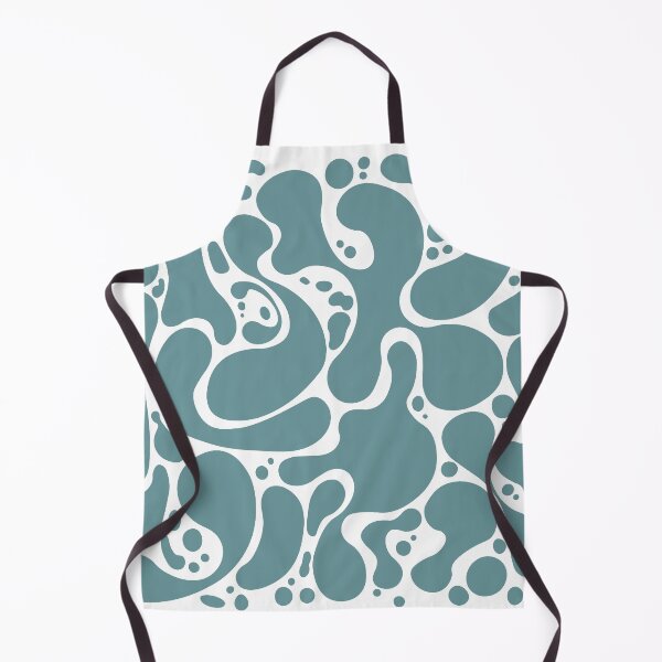 Item preview, Abstract Liquid Blob Pattern – Teal and Black designed and sold by andry01.
