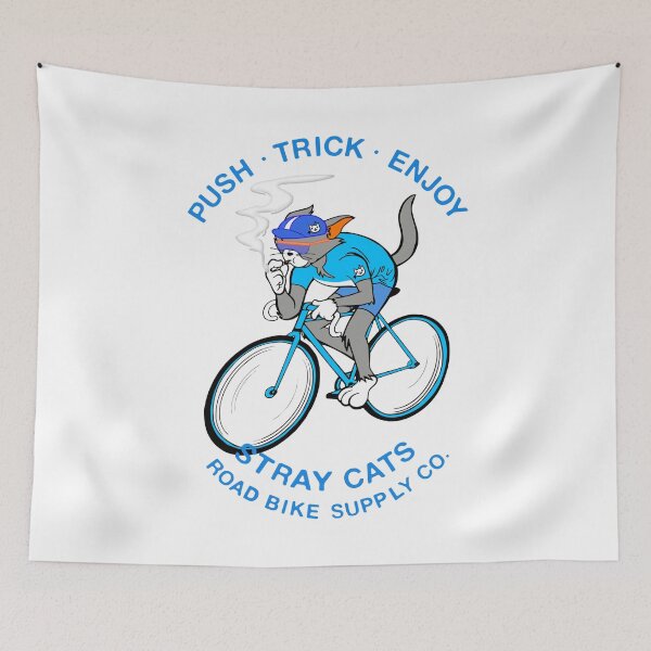 Item preview, STRAY CATS ROAD BIKE SUPPLLY CO.　Blue designed and sold by YellowMagicJP.