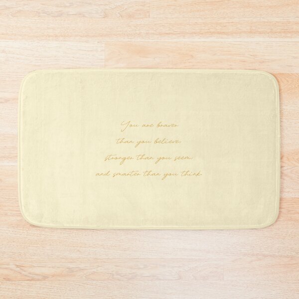 Item preview, You are braver than you believe. Winnie the Pooh Quote designed and sold by Simple Soul.