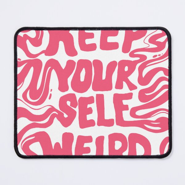 Item preview, Keep Yourself Weird – Groovy Pink Typography designed and sold by andry01.