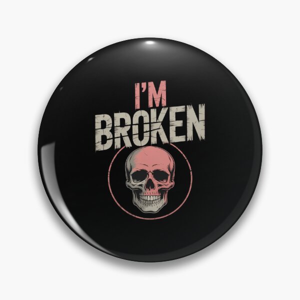 Item preview, Confused Smile Purple Im Broken Women Im OK Broken designed and sold by aidenpier.