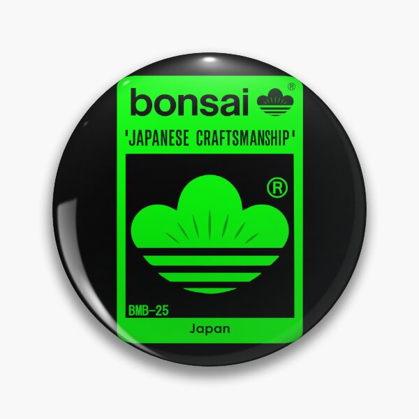 Item preview, Bonsai Japanese Crest Logo　Green × Black designed and sold by YellowMagicJP.