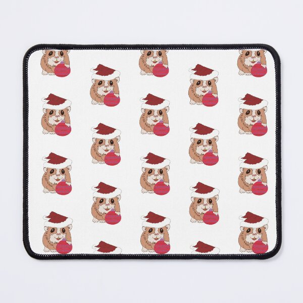 Item preview, Christmas Santa Hamster red bauble designed and sold by Micki Moxie.