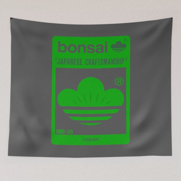 Item preview, Bonsai Japanese Crest Logo　Green × dark gray designed and sold by YellowMagicJP.