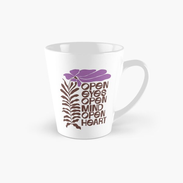 Item preview, Open Eyes Open Mind Open Heart – Retro Floral Typography designed and sold by andry01.