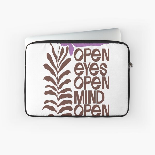Item preview, Open Eyes Open Mind Open Heart – Retro Floral Typography designed and sold by andry01.
