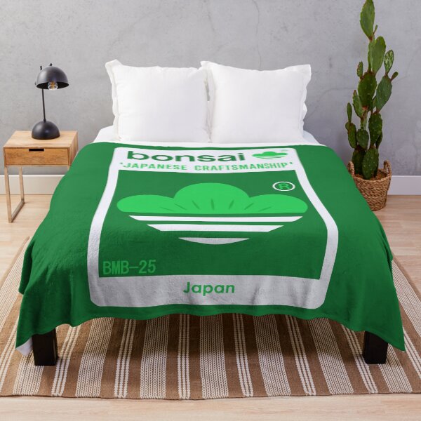 Item preview, Bonsai Japanese Crest Logo sporty White Green designed and sold by YellowMagicJP.