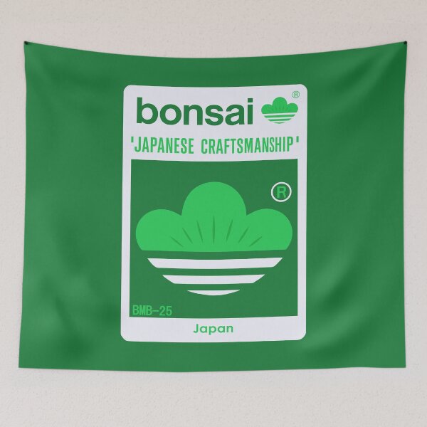 Item preview, Bonsai Japanese Crest Logo　sporty White Green  designed and sold by YellowMagicJP.