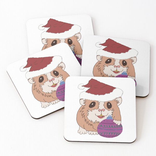Item preview, Christmas Santa Hamster purple designed and sold by Micki Moxie.