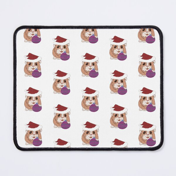 Item preview, Christmas Santa Hamster purple designed and sold by Micki Moxie.