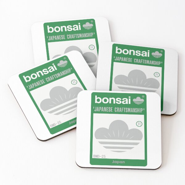 Item preview, Bonsai Japanese Crest Logo　 classic Green × light gray designed and sold by YellowMagicJP.