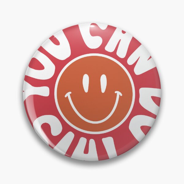 Item preview, You Can Do This – Retro Smiley Flower Motivational Design designed and sold by andry01.