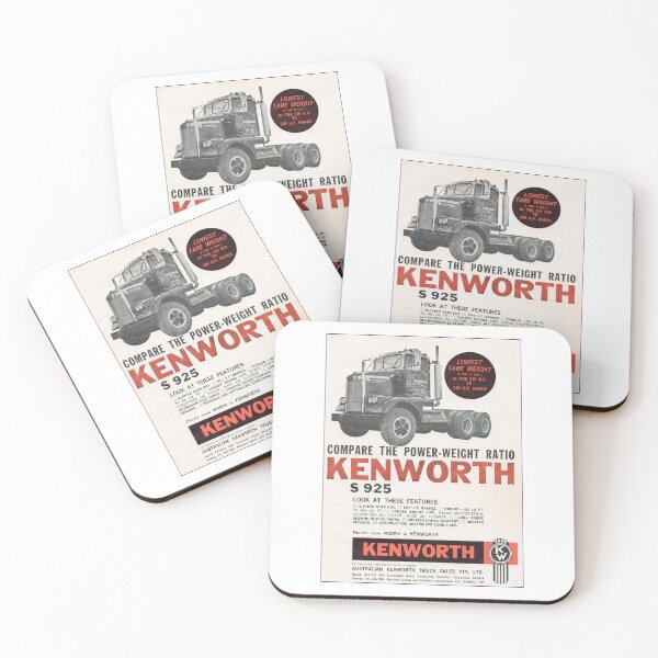 Item preview, 1963 Kenworth S925 Vintage Truck Advert - Aussie Heavy Hauler Art - 12-Speed Gearbox & 290HP designed and sold by taspaul.