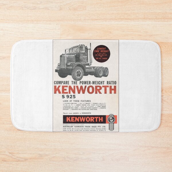 Item preview, 1963 Kenworth S925 Vintage Truck Advert - Aussie Heavy Hauler Art - 12-Speed Gearbox & 290HP designed and sold by taspaul.