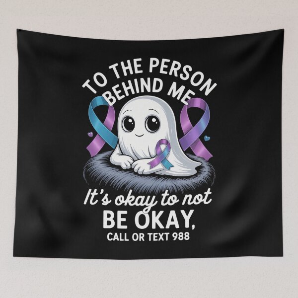 Item preview, Person Behind Me Suicide Prevention Awareness Hotline 988 designed and sold by aidenpier.