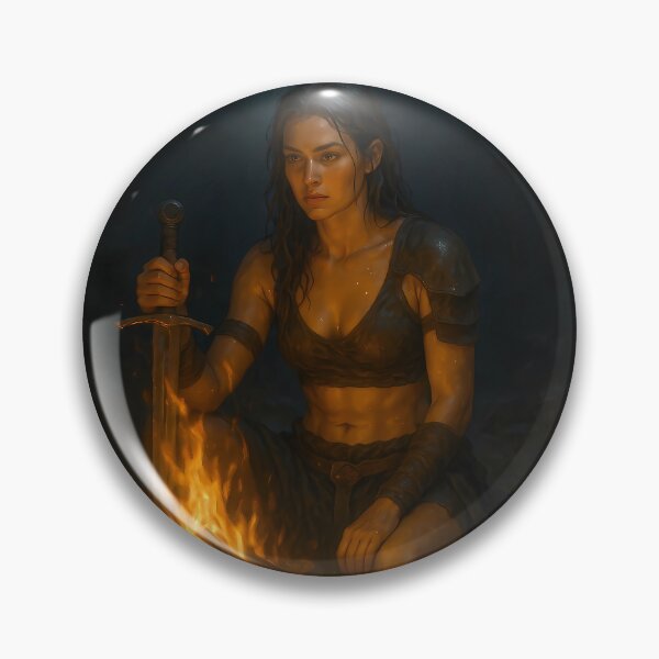 Item preview, Viking Huntress by the Fire designed and sold by NorseDrip.