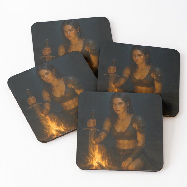 Item preview, Viking Huntress by the Fire designed and sold by NorseDrip.