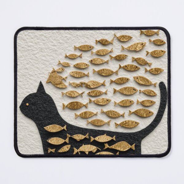Item preview, Cat and fish_V10 designed and sold by Karen Lee J.
