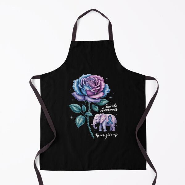 Item preview, Suicide Prevention Awareness Elephant Sunflower Teal Purple designed and sold by aidenpier.