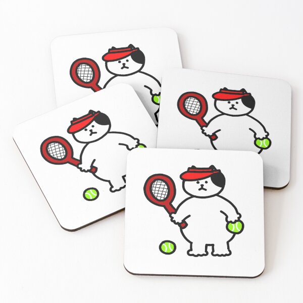 Item preview, a Cat playing tennis designed and sold by superbaechoo.