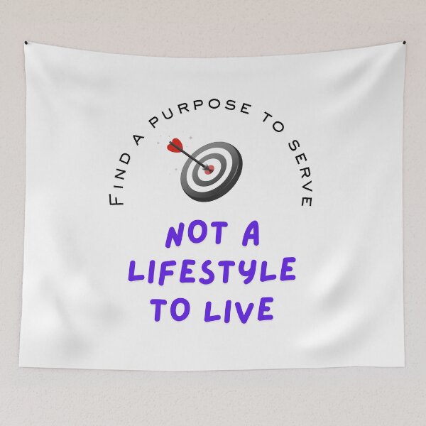 Item preview, Find a purpose in life unique typography designed and sold by Sam-DesignMart.