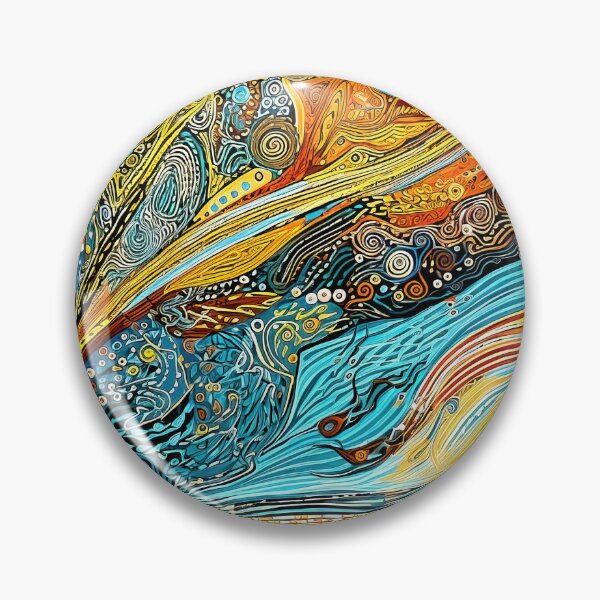 Item preview, Sacred Water Spiral, Aboriginal Inspired Flow designed and sold by helgekerler.