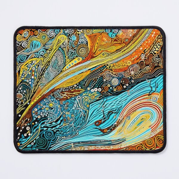 Item preview, Sacred Water Spiral, Aboriginal Inspired Flow designed and sold by helgekerler.