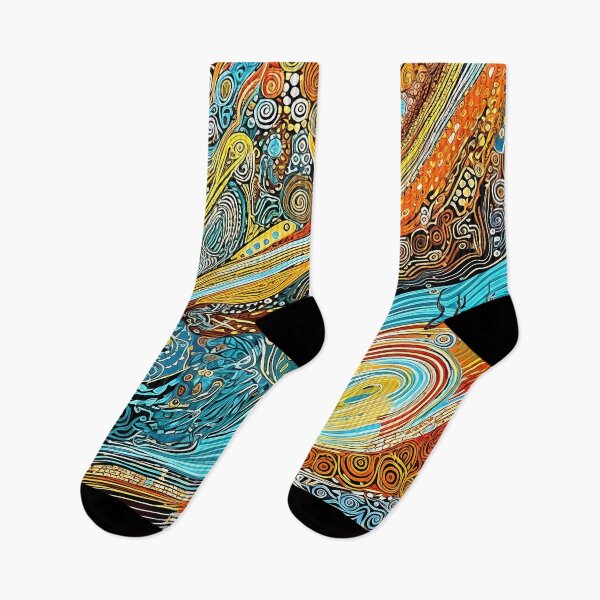 Item preview, Sacred Water Spiral, Aboriginal Inspired Flow designed and sold by helgekerler.