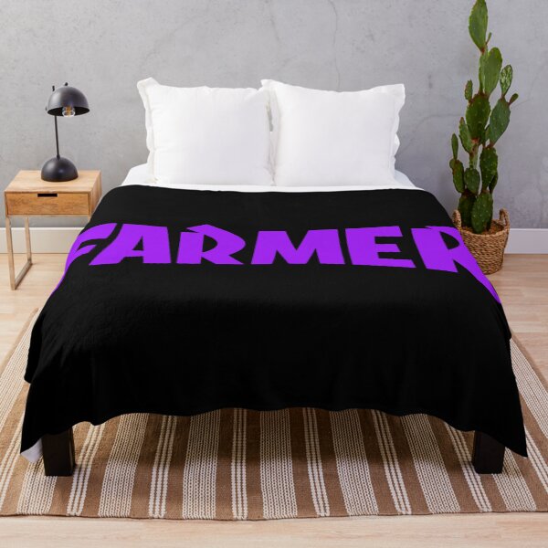 Item preview, Cool farmer logo Purple designed and sold by YellowMagicJP.