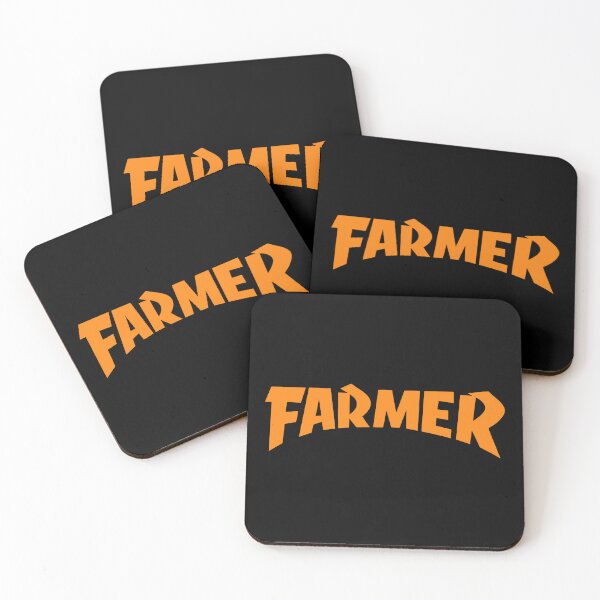 Item preview, Cool farmer logo　Orange Color designed and sold by YellowMagicJP.