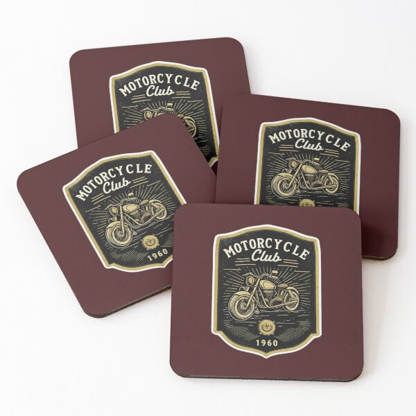 Item preview, Vintage Motorcycle Club Emblem Design 1960 designed and sold by PrintBreeze.