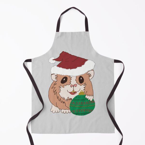 Item preview, Christmas Santa Hamster green bauble designed and sold by Micki Moxie.
