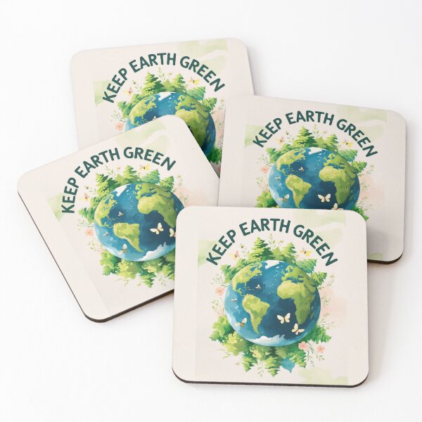 Item preview, Environmental Awareness Shirt – Keep Earth Green (Eco Friendly Tee) designed and sold by Mythic Tide.