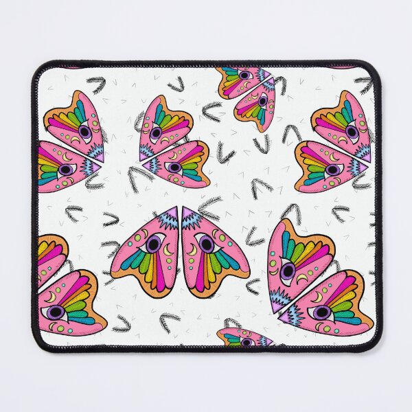 Item preview, Modern Moth Wings_white designed and sold by NeonEye-Designs.