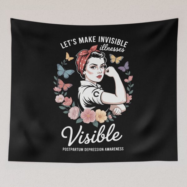 Item preview, Support Postpartum Depression Awareness Women designed and sold by aidenpier.