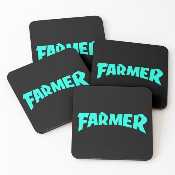 Item preview, Cool farmer logo　SkyBlue Color designed and sold by YellowMagicJP.