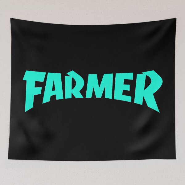Item preview, Cool farmer logo　SkyBlue Color designed and sold by YellowMagicJP.