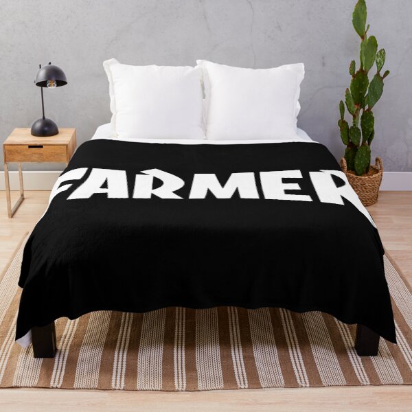 Item preview, Cool farmer logo White Color designed and sold by YellowMagicJP.