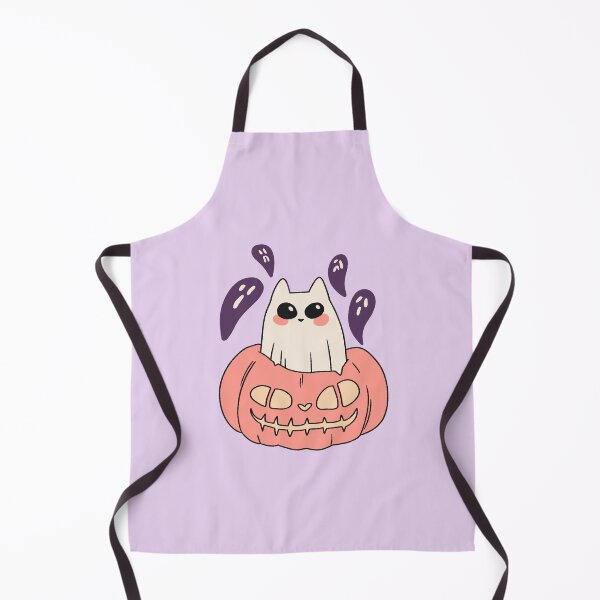 Item preview, Ghost Kitty in a pumpkin designed and sold by Pawtachi.