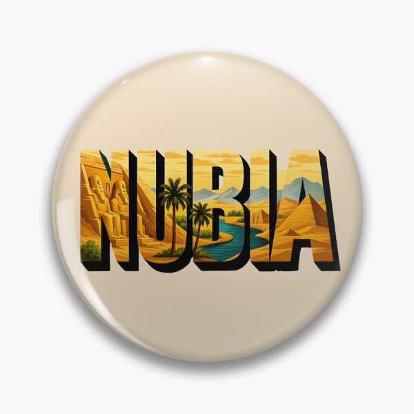 Item preview, Nubia - Nile Temples & Ancient Desert Typography Art designed and sold by Myra365Art.
