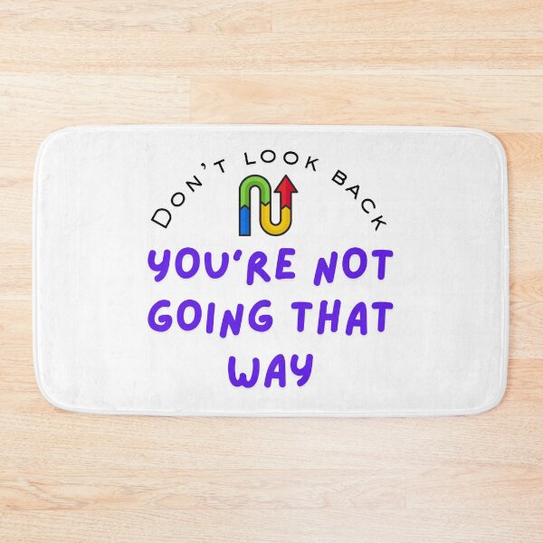 Item preview, Don't look back motivational classical designed and sold by Sam-DesignMart.