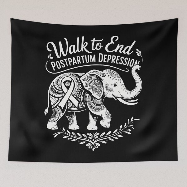 Item preview, Walk To End Postpartum Depression - Awareness designed and sold by aidenpier.