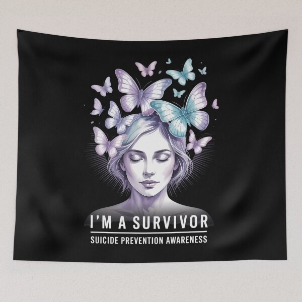 Item preview, Womens Suicide Prevention Awareness Week Survivor Butterfly designed and sold by aidenpier.