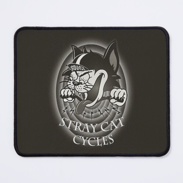 Item preview, STRAY CAT CYCLES　RETROSPECTIVE　BLACK designed and sold by YellowMagicJP.
