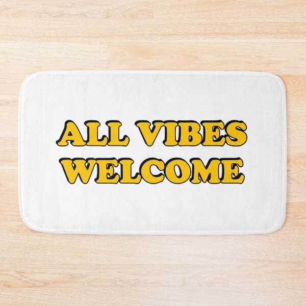Item preview, All vibes welcome - World Mental Health Day designed and sold by Inspirationmotivation.