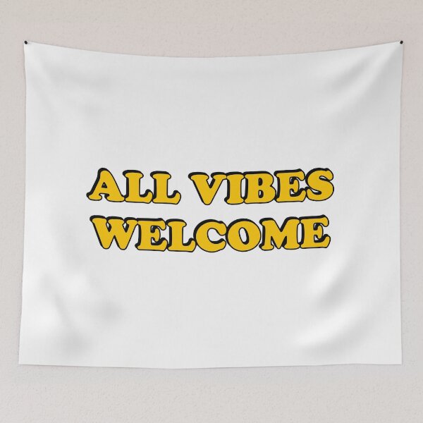 Item preview, All vibes welcome - World Mental Health Day designed and sold by Inspirationmotivation.