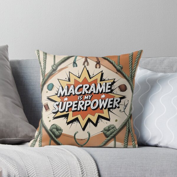 Item preview, Macrame Lover Shirt – Macrame Is My Superpower (Boho Craft Tee) designed and sold by Mythic Tide.