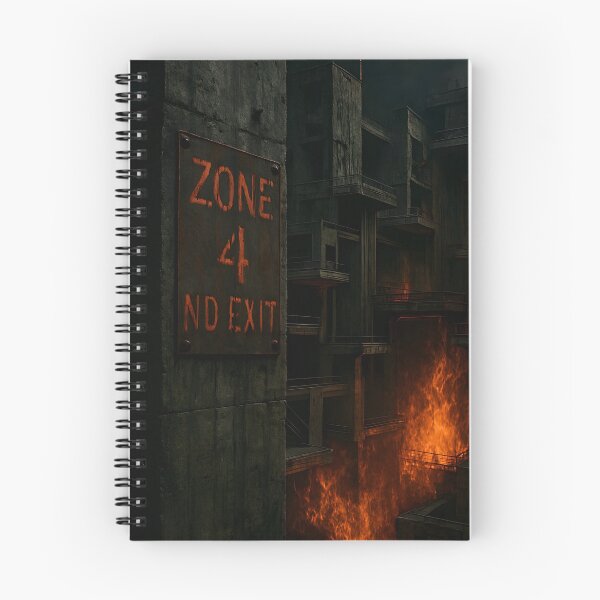 Item preview, ZONE 4: NO EXIT – Concrete Hell Series designed and sold by WhisperFrame.